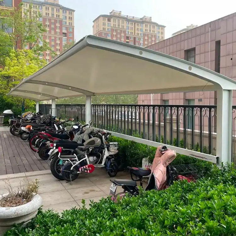 汪清县膜结构电动车棚